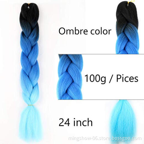 expression braiding hair Jumbo Braid 82 inch 165g/pcs synthetic expression Braiding Hair Heat Fiber